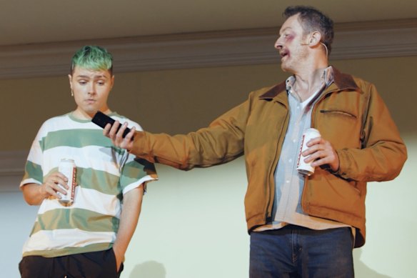 Trade is set in the seedy hotel room where a closeted man engages a young sex worker.