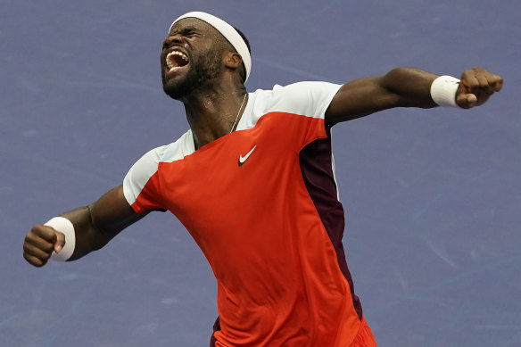 Frances Tiafoe is into the last four of a major for the first time.