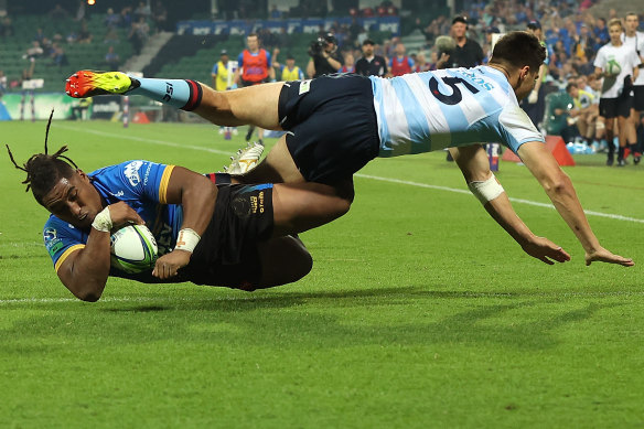 Feleti Kaitu’u crossed for a try.