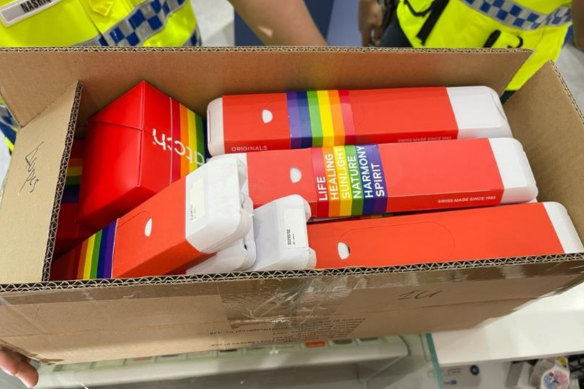 Packs from the Swatch Pride Collection was confiscated by Malaysian police earlier this month.
