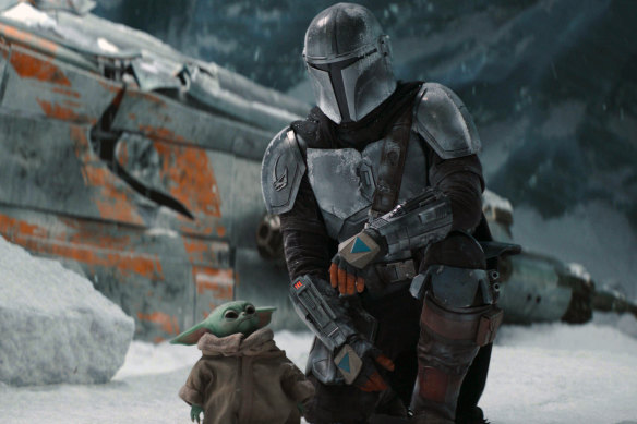 The Mandalorian and Grogu.