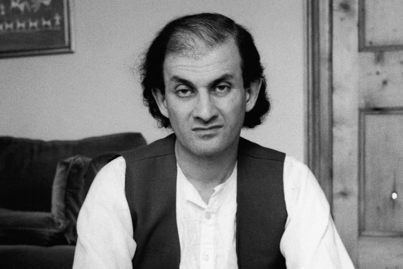 Salman Rushdie in 1988, the year The Satanic Verses was published.