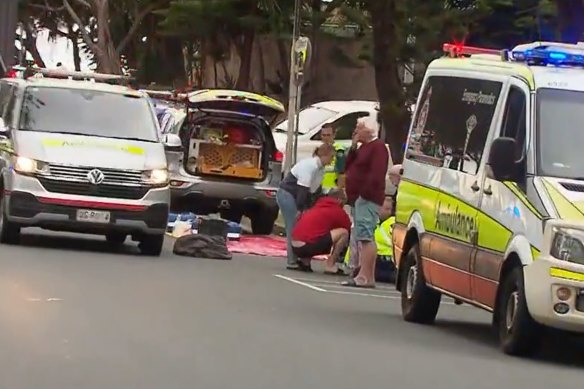 Dozens of people have been evacuated after a fire in Australia’s tallest building, the Q1 on the Gold Coast. 