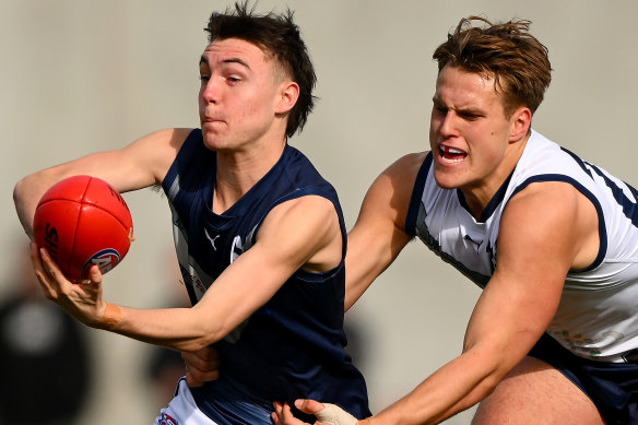 Jagga Smith (left), playing for Vic Metro  last month.