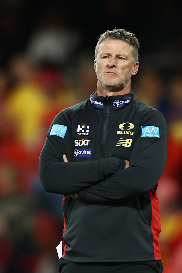 Gold Coast coach Damien Hardwick.
