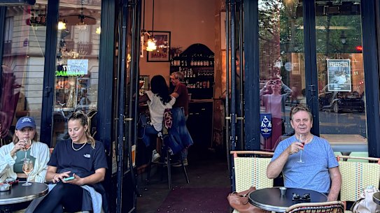 Tony Wright in Paris.