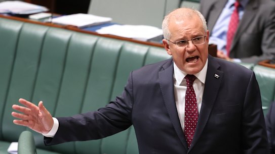 Scott Morrison told Parliament he knew of criticism of the policy to allow domestic violence victims early access to their superannuation.