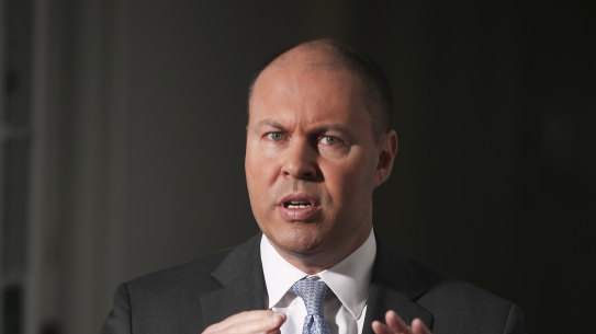 Treasurer Josh Frydenberg.