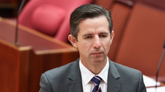 Minister for Finance Simon Birmingham.