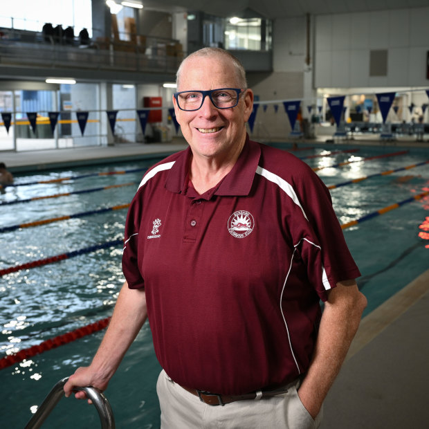 Jamie Taafe, 67, has been a Sunshine Swimming Club member since he was nine years old.