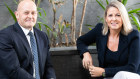 Kerryn Fewster, leadership coach, and Richard Van Breda, CEO of Stanwell.