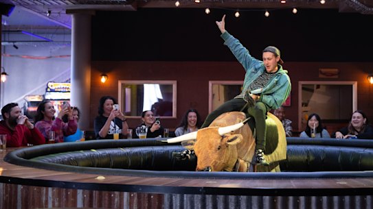 If you drink and ride, you’re at Moon Dog Wild West.