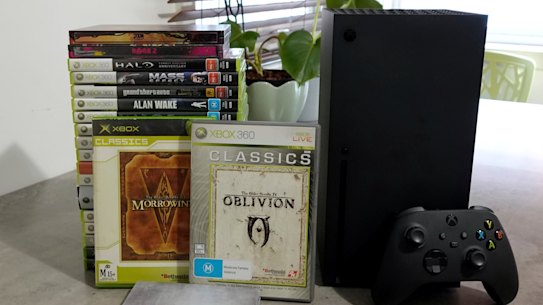 I've been playing three generations of The Elder Scrolls on Xbox Series X, as well as heaps of other older games.