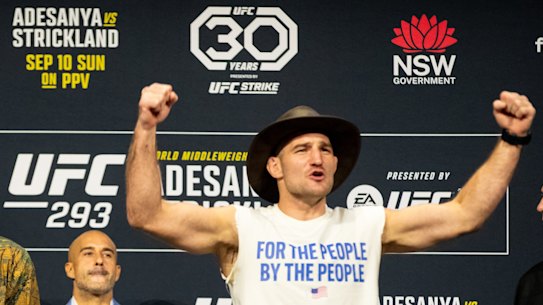 Sean Strickland proved controversial during the first of three UFC bouts in NSW.