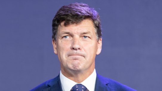Federal Energy Minister Angus Taylor.