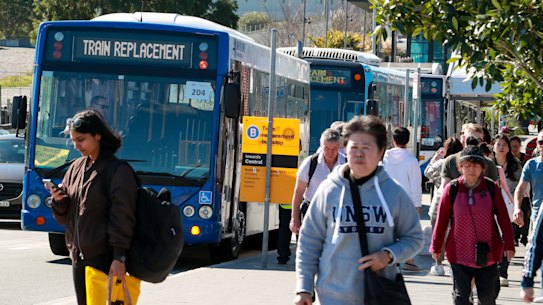 Bankstown line commuters will be forced into the nightmare of catching replacement buses along gridlocked roads for 12 months.