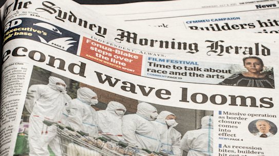 The Sydney Morning Herald has delivered constant coverage of the global pandemic across all platforms. 