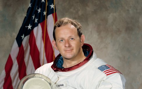 Astronaut Philip Chapman in an official NASA portrait.