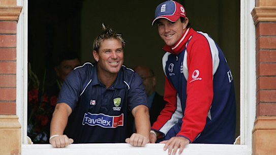 Shane Warne struck up a friendship with Kevin Pietersen before the ’05 Ashes
