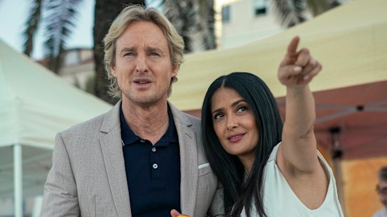 Owen Wilson and Salma Hayek occupy several levels of reality - or none - in Bliss.