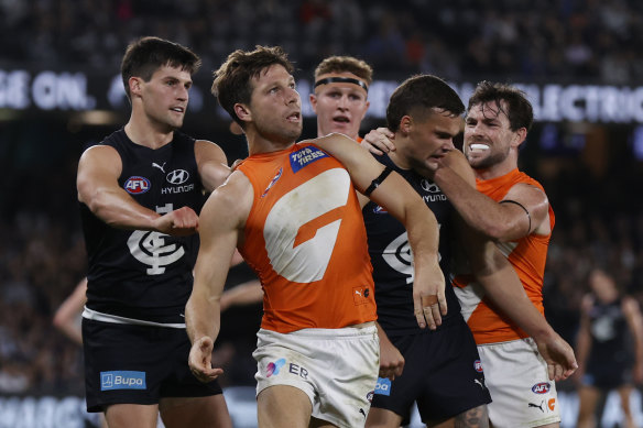 Surging Blues inflict Giants’ first loss, GWS duo to face MRO heat