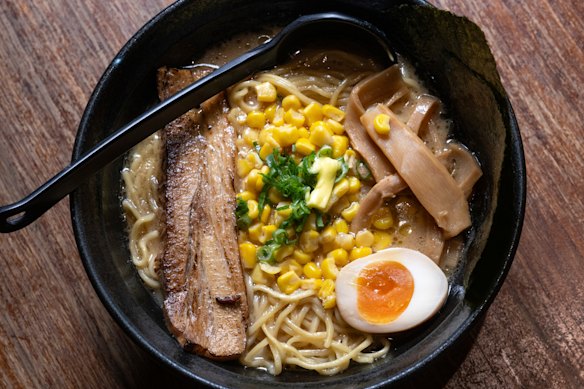 Shyun’s pork butter corn ramen.