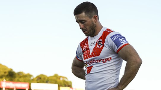 Ben Hunt’s contract at the Dragons has been terminated.
