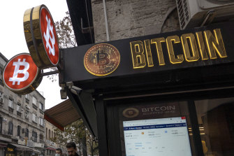 Bitcoin has plummeted by more than 50 per cent since October. 