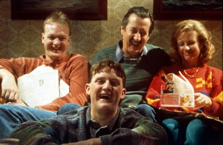 Straight to the lounge room: the Kerrigan family in The Castle.