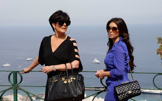Kris Jenner and Kim Kardashian in 2010.