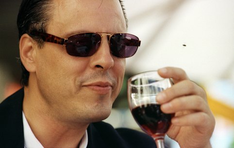 Crime figure Alphonse Gangitano, who had a fight with Flannery, pictured in 1996.