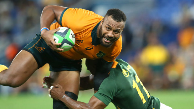 Samu Kerevi has starred since returning to the Wallabies fold.