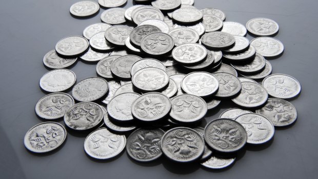 Five-cent pieces were among the coins being stockpiled during the pandemic.