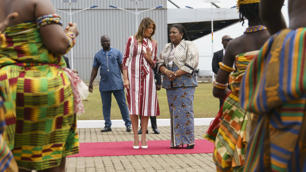 The first lady and Ghana's first lady Rebecca Akufo-Addo met on the sidelines of the UN General Assembly last week.