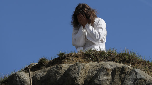 The Passion of Jesus is re-enacted at Ceska Lipa, in the Czech Republic.