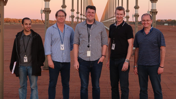 The Sapphire Clock Team from the Institute for Photonics and Advanced Sensing at the  University of Adelaide.