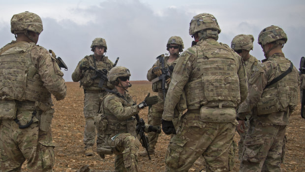 U.S. soldiers in Syria. 