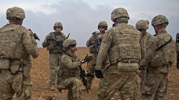 U.S. soldiers in Syria. 