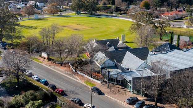 In Bowral, home of the Bradman Museum (pictured) the median age of residents is 56.4 years.