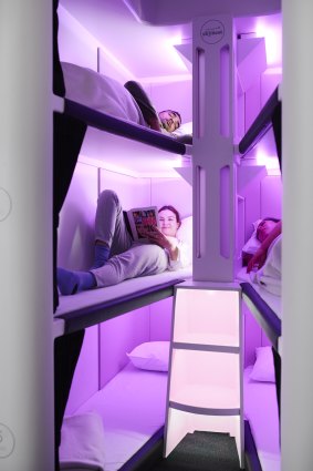 Air New Zealand plans to launch its Skynest bunk bends in 2024.