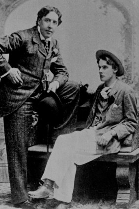 Wilde with Bosie in Oxford, about 1893.