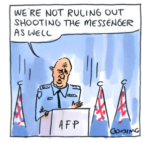 The AFP media raids