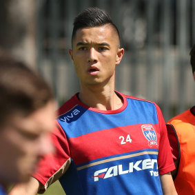 Joe Champness was a key player for the Newcastle Jets.