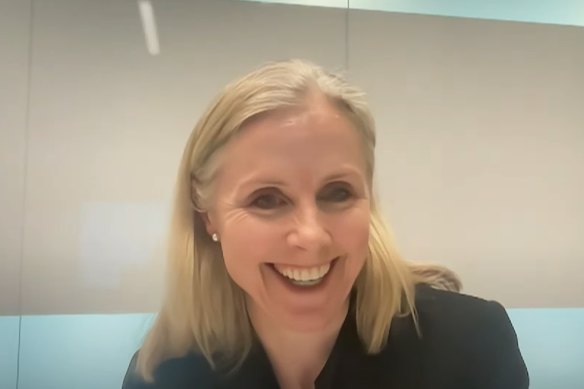 Google’s Lucinda Longcroft denied receiving AI assistance in her Senate questioning.