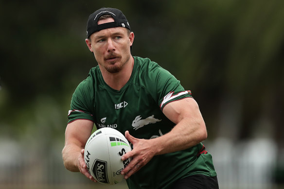 South Sydney rake Damien Cook says the picture is not yet entirely clear but he expects to resume training next week.