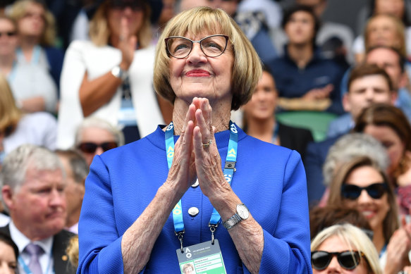 Former tennis player Margaret Court. 