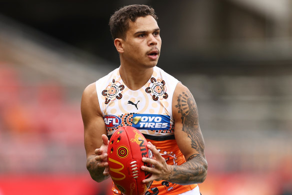 GWS player Bobby Hill had a lump removed earlier this week.