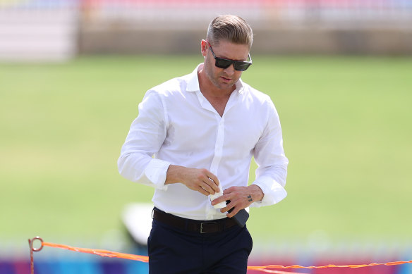 Michael Clarke says there is only reason Australia's men's team is playing the ODI series against New Zealand could be money.