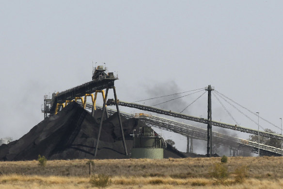 A Whitehaven Coal mine near Narrabri in NSW.