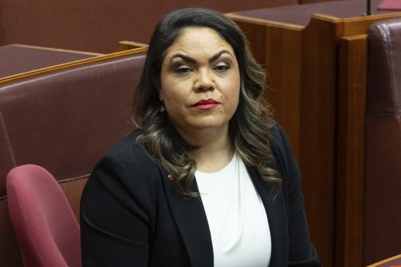 Northern Territory Coalition senator Jacinta Nampijinpa Price played a key role in the No campaign against the Voice.